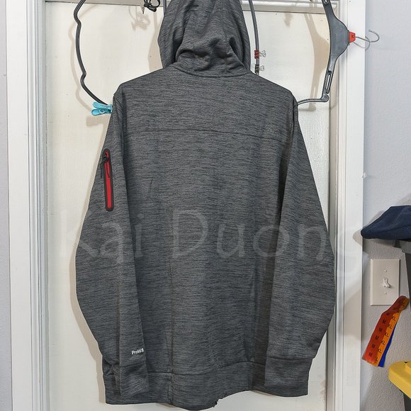 Spyder Men Full Zip hoodie GRAY - Picture 7 of 9